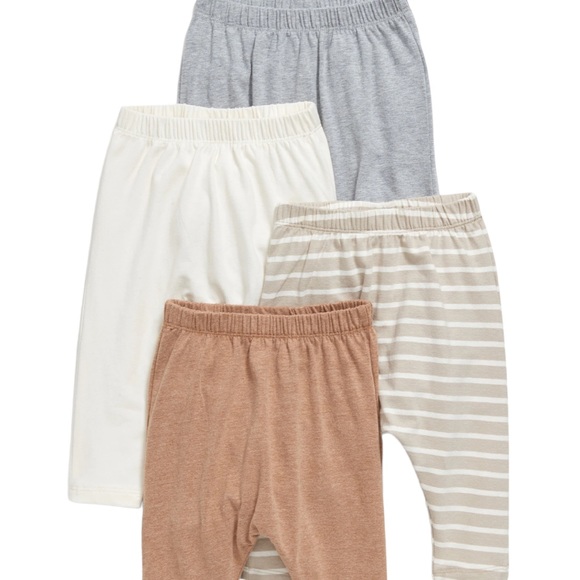 OLD NAVY BABY UNISEX INFANT U SHAPED PULL ON PANTS BABY PANTS INFANT PANT 4 PACK - Picture 1 of 1